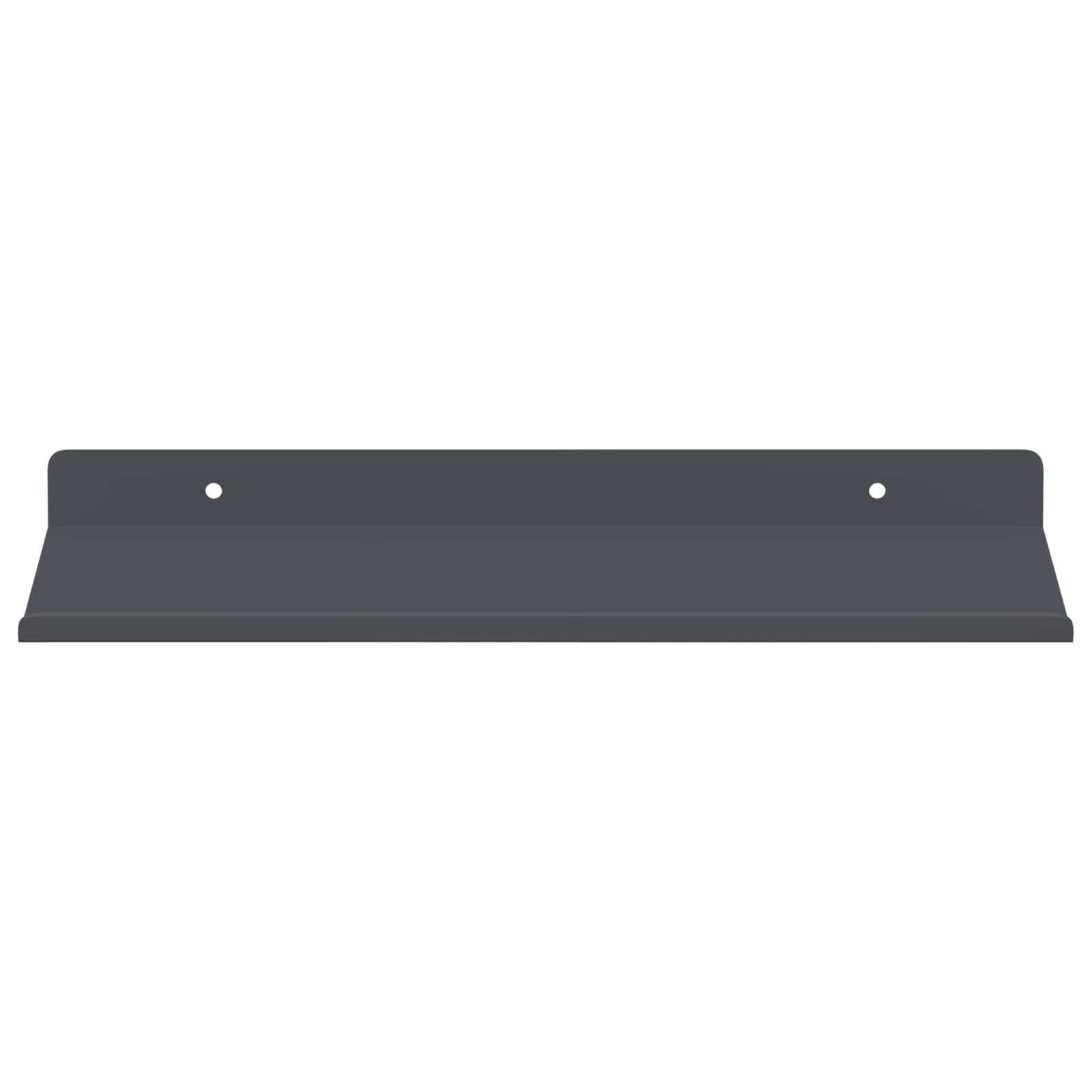 Schwebendes Regal 2 pcs Anthrazit 30 x 18 x 2,5 cm Stahl