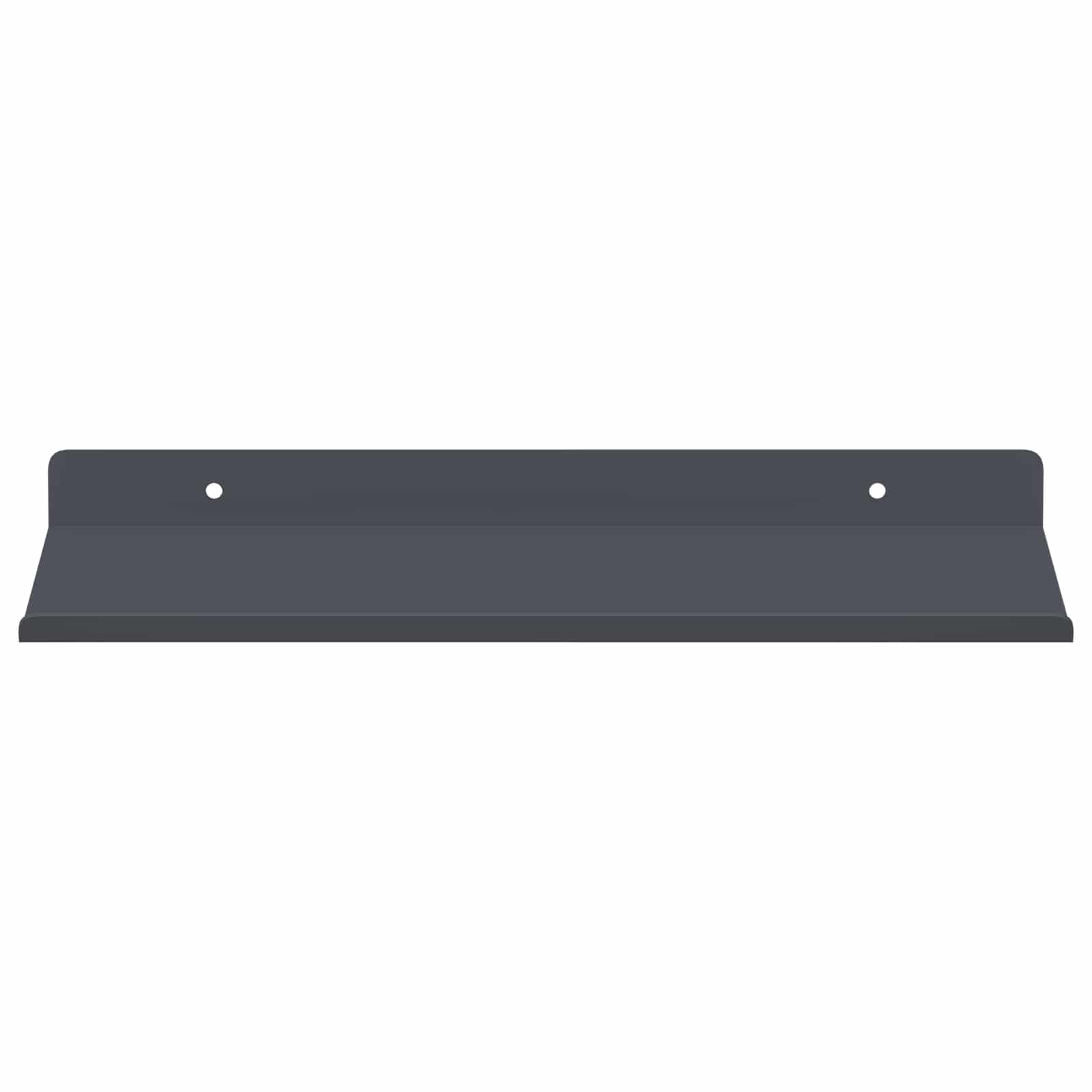 Schwebendes Regal 4 pcs Anthrazit 30 x 18 x 2,5 cm Stahl