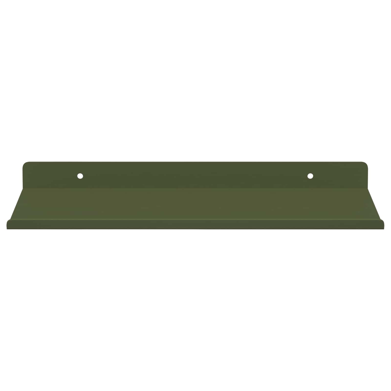 Schwebendes Regal 4 pcs Olive Grün 30 x 18 x 2,5 cm Stahl