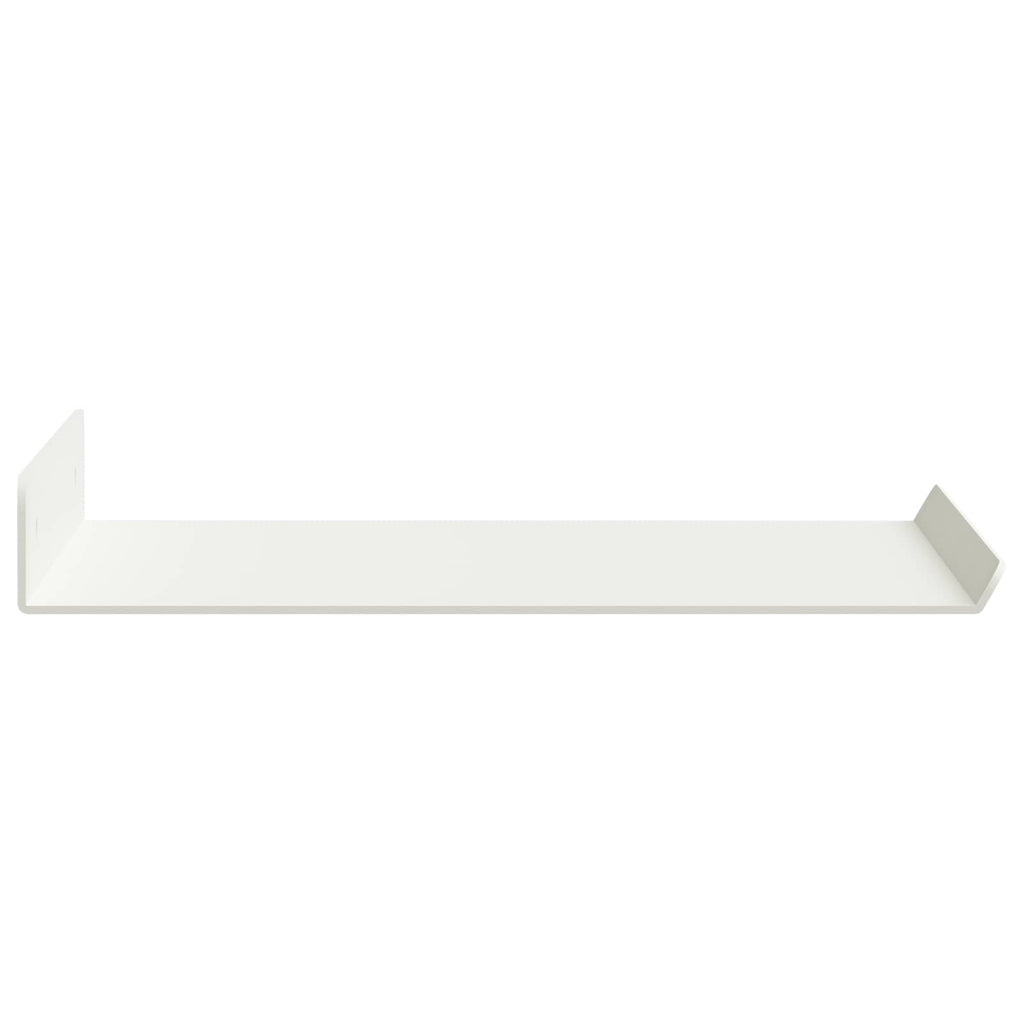 Schwebendes Regal 4 pcs Weiß 30 x 18 x 2,5 cm Stahl