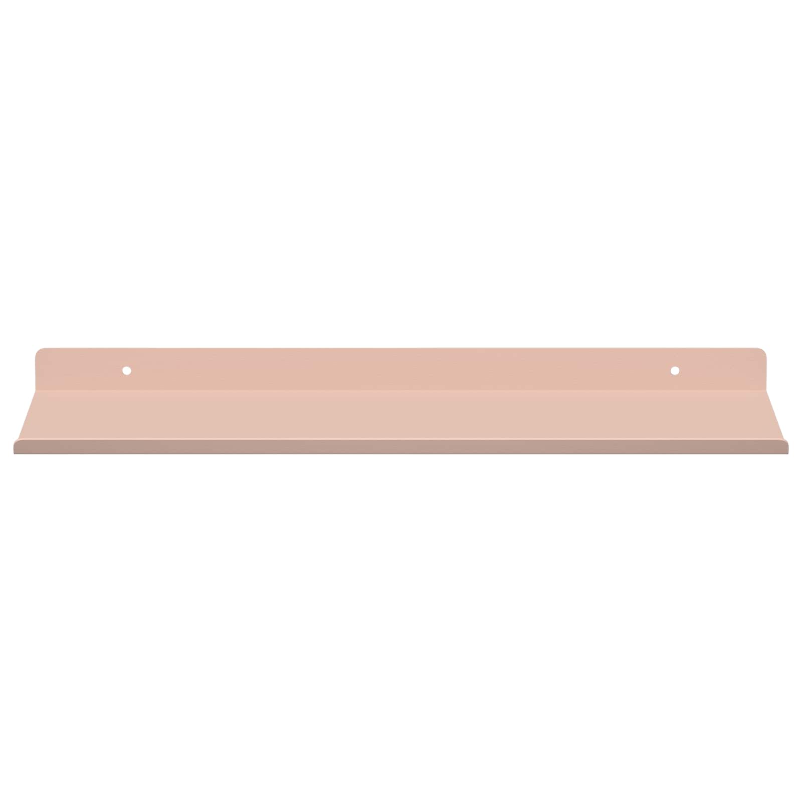 Schwebendes Regal 2 pcs Rosa 40 x 18 x 2,5 cm Stahl
