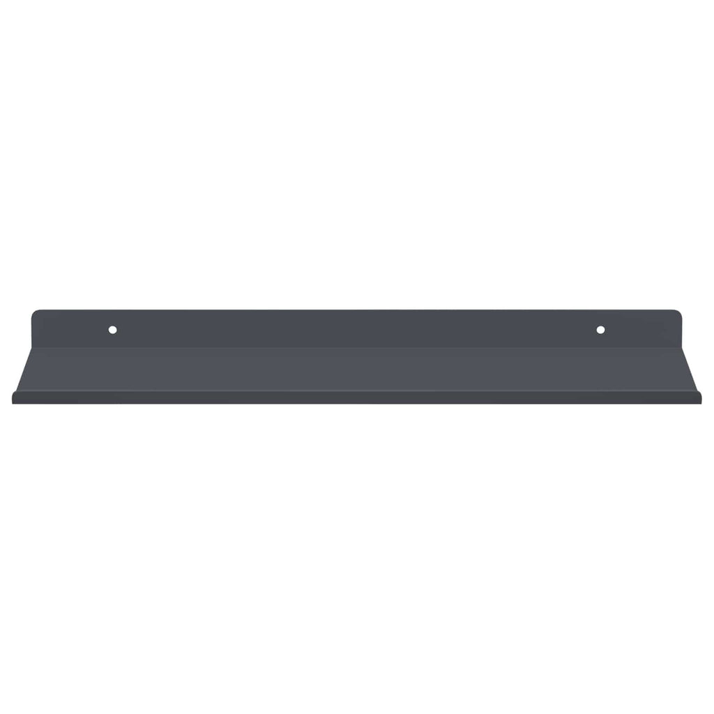 Schwebendes Regal 4 pcs Anthrazit 40 x 18 x 2,5 cm Stahl