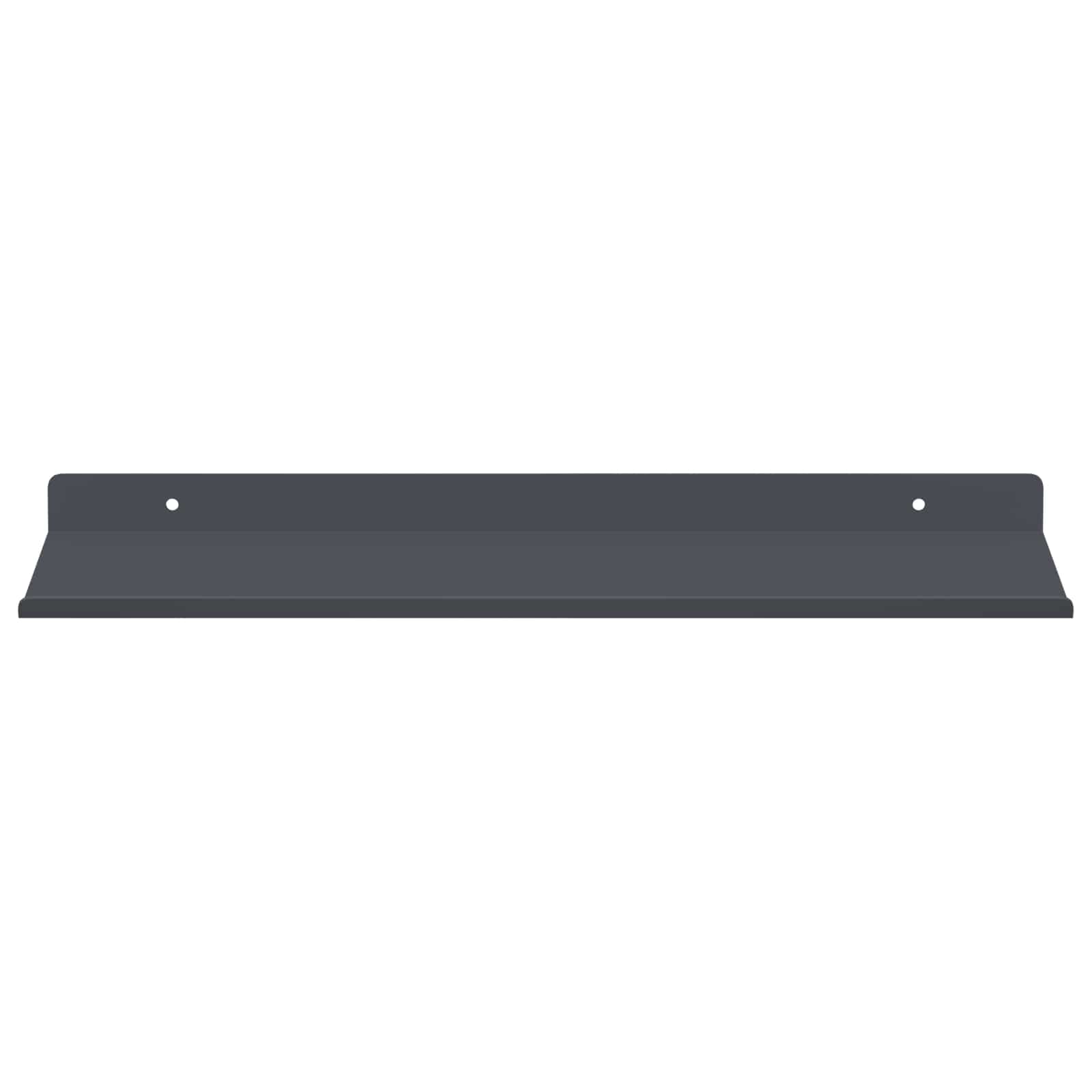 Schwebendes Regal 4 pcs Anthrazit 40 x 18 x 2,5 cm Stahl