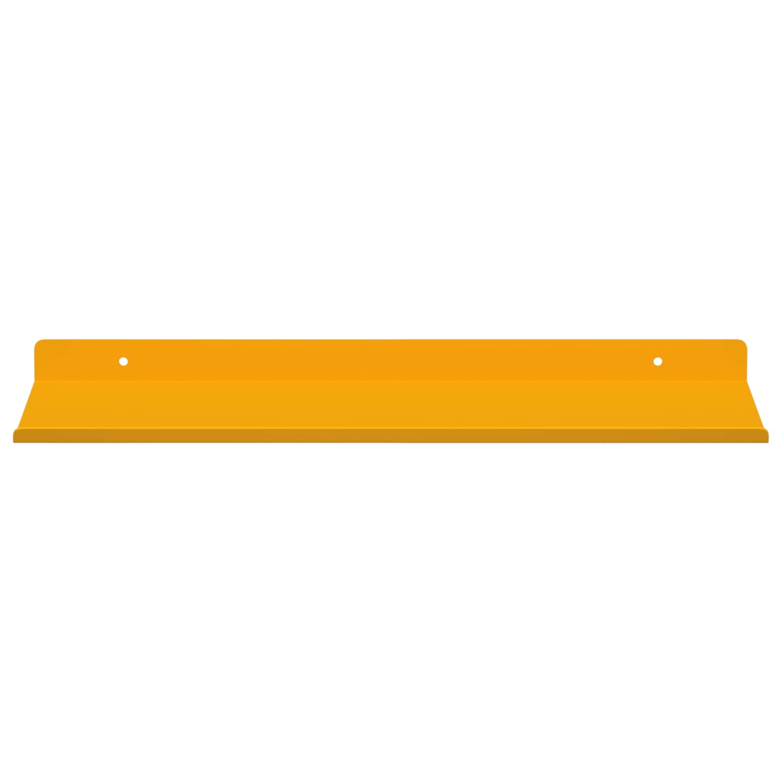Schwebendes Regal 4 pcs Senfgelb 40 x 18 x 2,5 cm Stahl