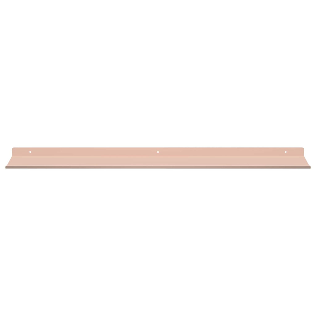Schwebendes Regal 4 pcs Rosa 80 x 18 x 2,5 cm Stahl
