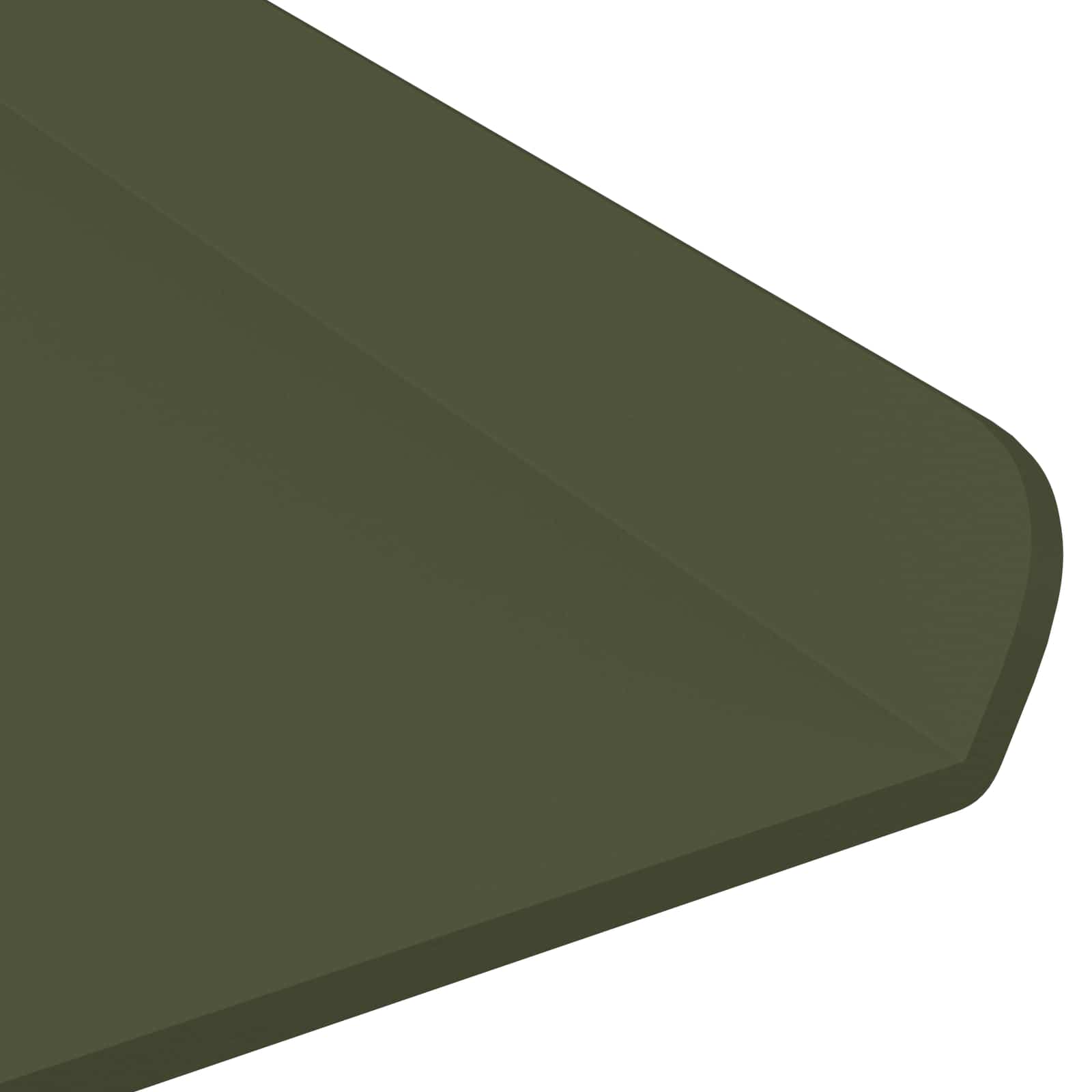 Schwebendes Regal 4 pcs Olive Grün 80 x 18 x 2,5 cm Stahl