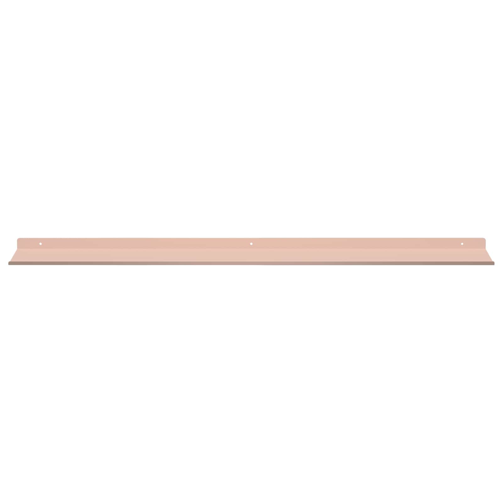 Schwebendes Regal 4 pcs Rosa 100 x 18 x 2,5 cm Stahl