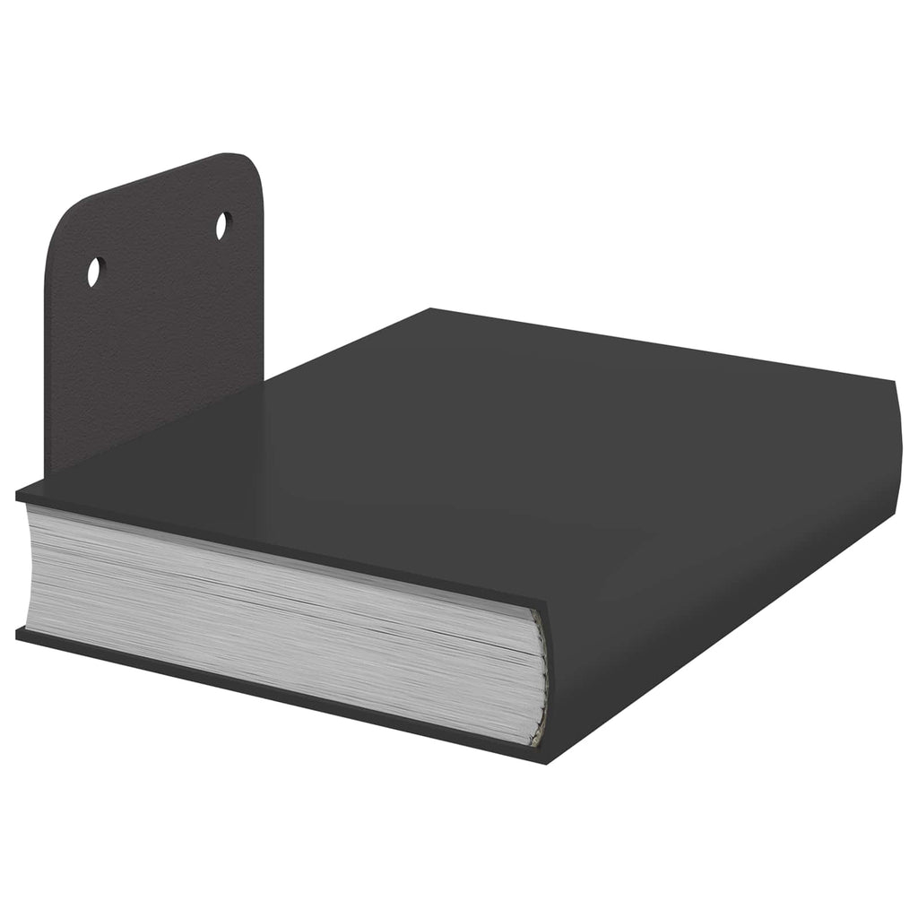 Unsichtbares Schwimmendes Regal 4 pcs Schwarz 6 x 11 x 6,5 cm