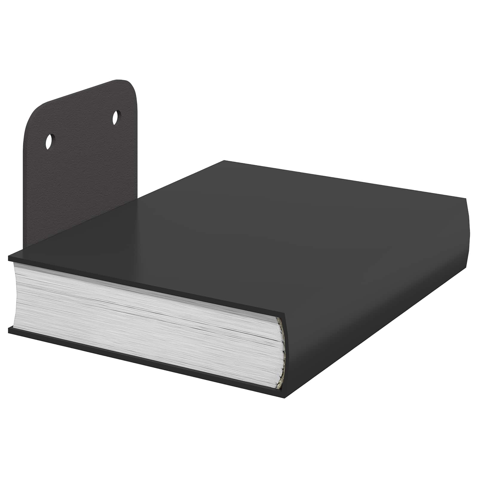Schwebendes Regal mit Regal 8 pcs Schwarz 6 x 10,8 x 6,6 cm