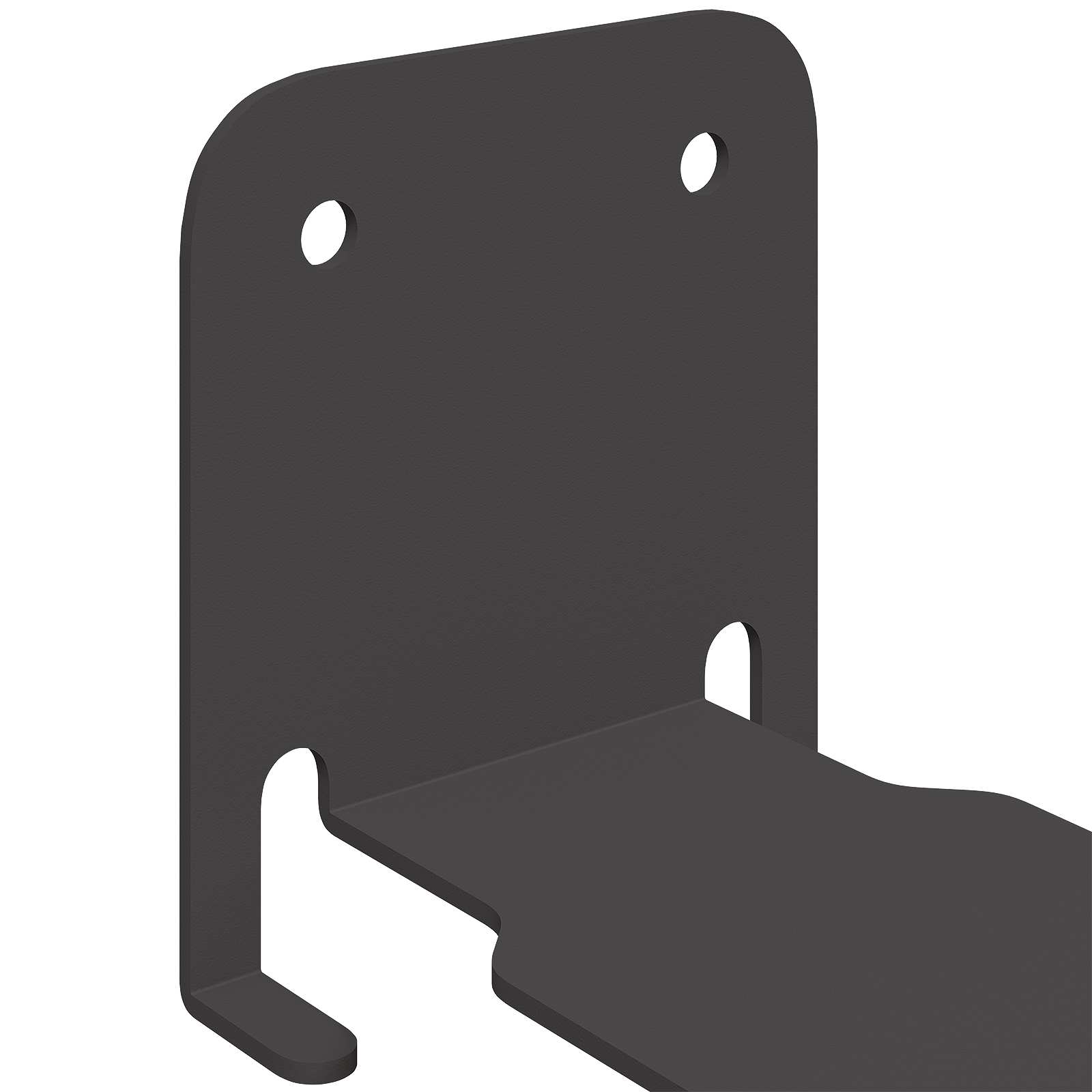 Schwebendes Regal mit Regal 24 pcs Schwarz 6 x 10,8 x 6,6 cm