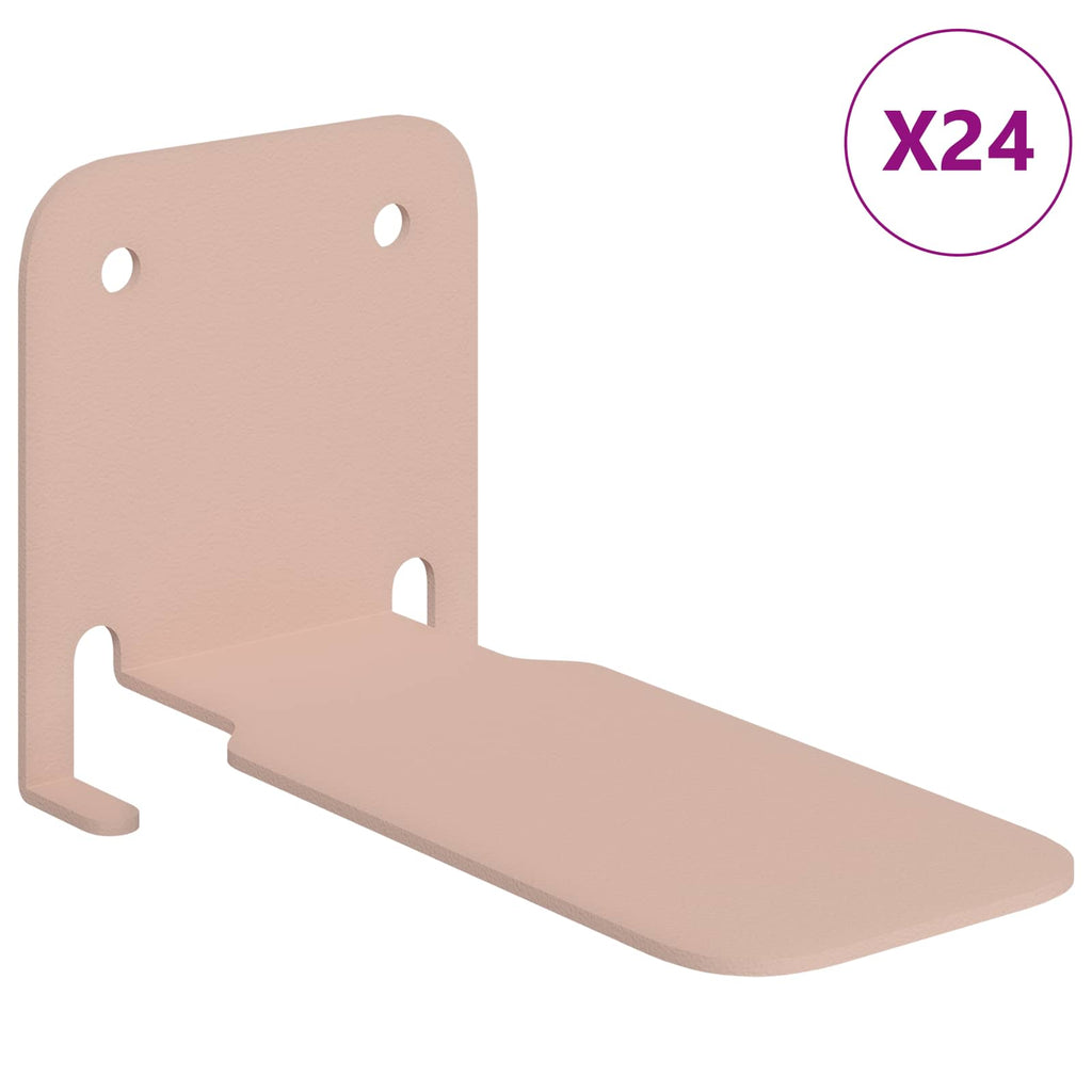 Schwebendes Regal mit Regal 24 pcs Rosa 6 x 10,8 x 6,6 cm