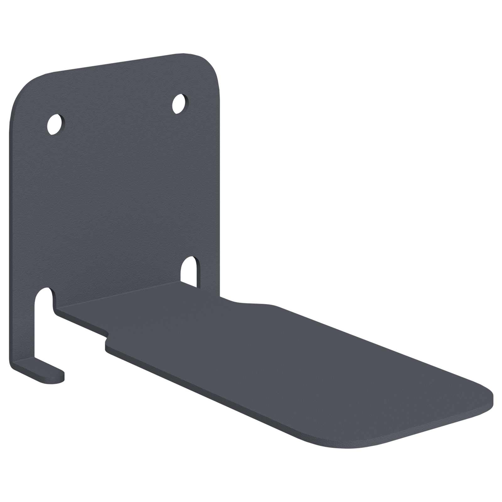 Schwebendes Regal mit Regal 4 pcs Anthrazit 6 x 10,8 x 6,6 cm