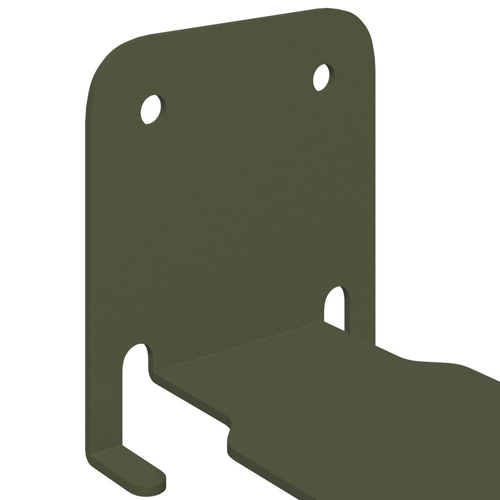 Schwebendes Regal mit Regal 4 pcs Olive Grün 6 x 10,8 x 6,6 cm