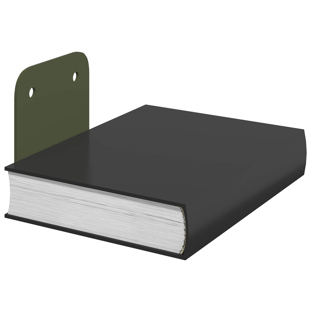 Schwebendes Regal mit Regal 4 pcs Olive Grün 6 x 10,8 x 6,6 cm