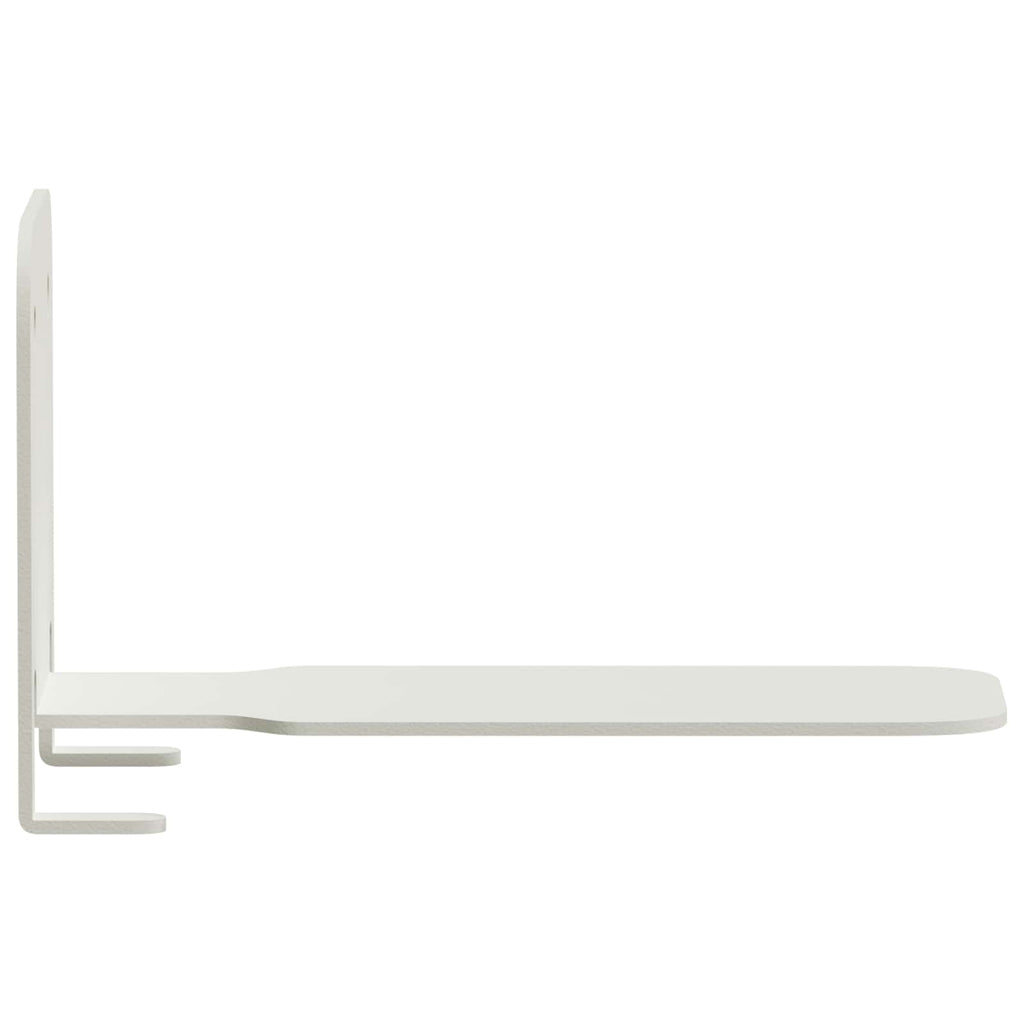 Schwebendes Regal mit Regal 4 pcs Weiß 6 x 10,8 x 6,6 cm