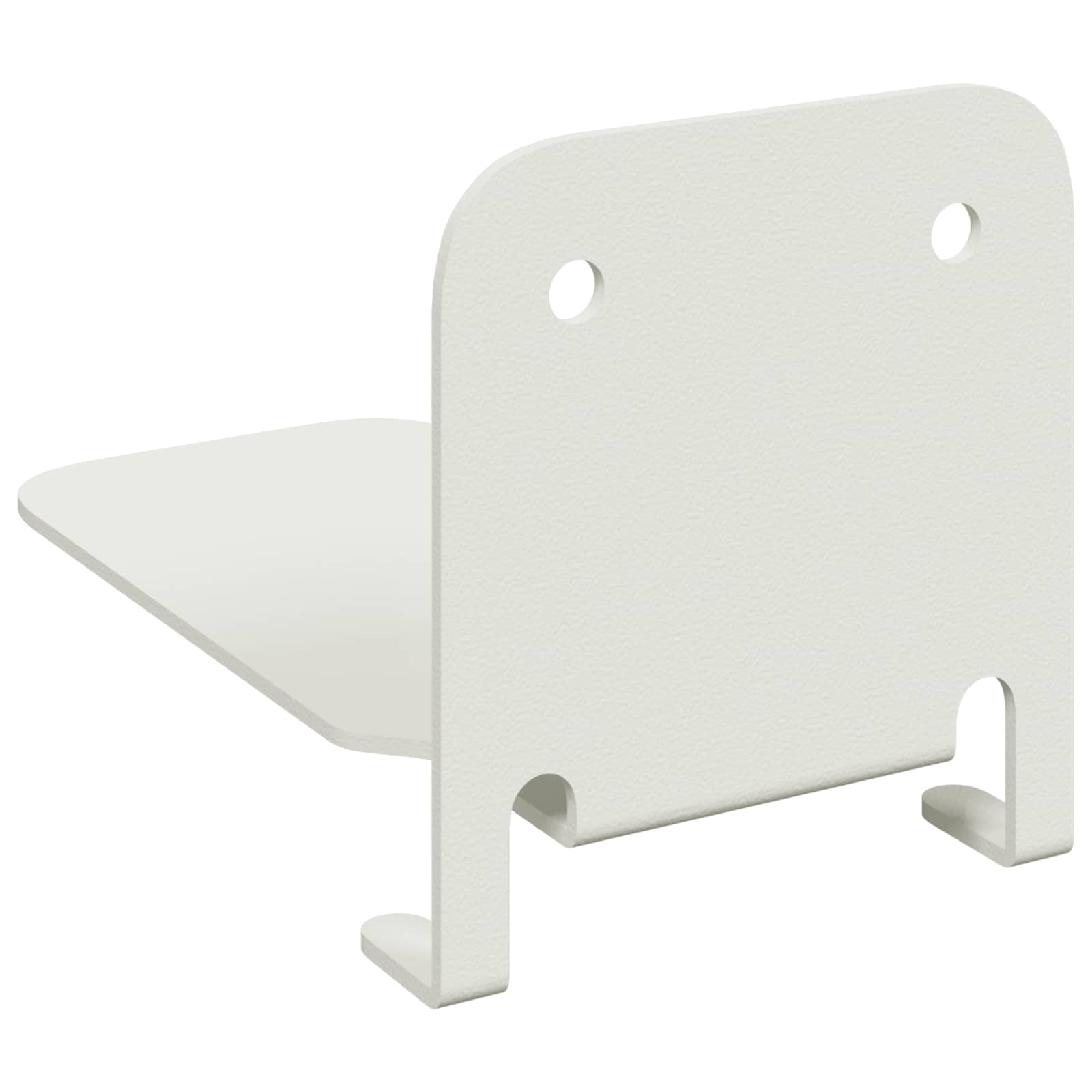 Schwebendes Regal mit Regal 8 pcs Weiß 6 x 10,8 x 6,6 cm