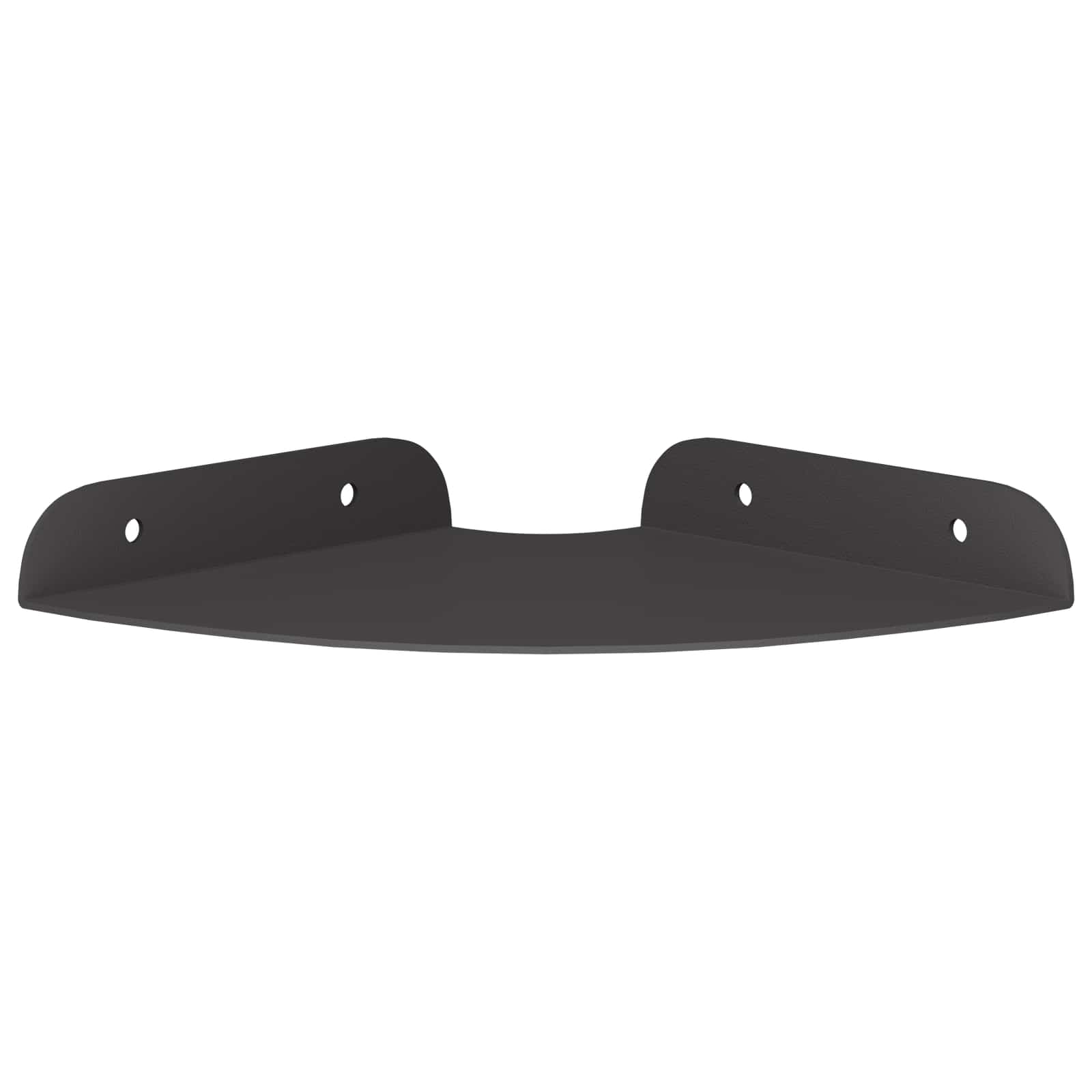 Schwebendes Regal mit Regal 2 pcs Schwarz 15 x 15 x 2 cm