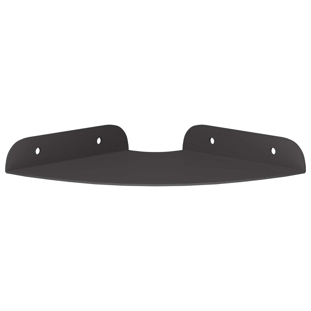 Schwebendes Regal mit Regal 4 pcs Schwarz 15 x 15 x 2 cm