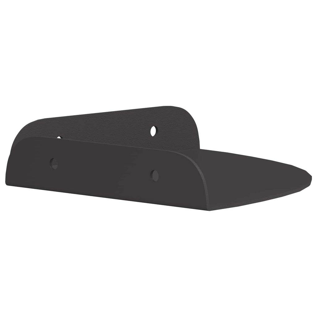 Schwebendes Regal mit Regal 4 pcs Schwarz 15 x 15 x 2 cm