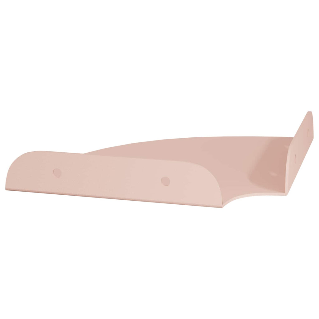 Schwebendes Regal mit Regal 2 pcs Rosa 15 x 15 x 2 cm