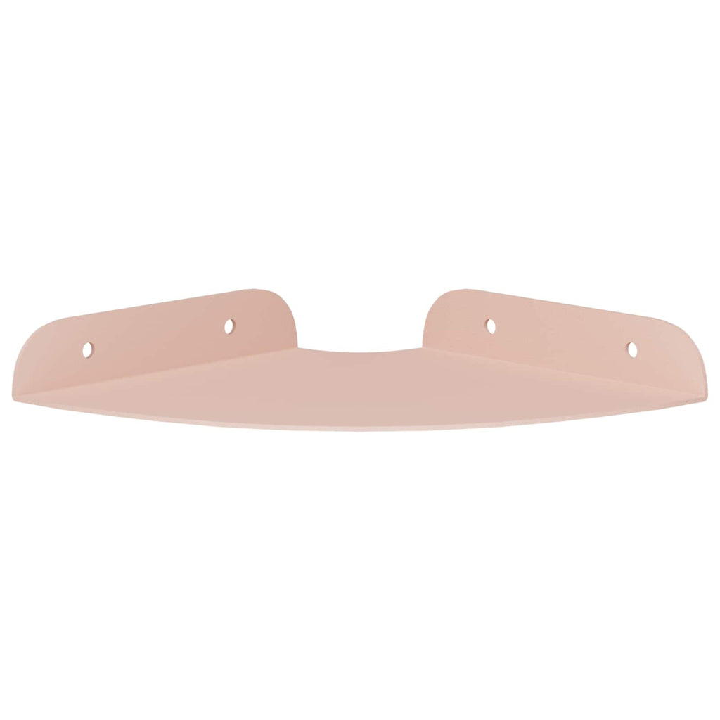Schwebendes Regal mit Regal 2 pcs Rosa 15 x 15 x 2 cm