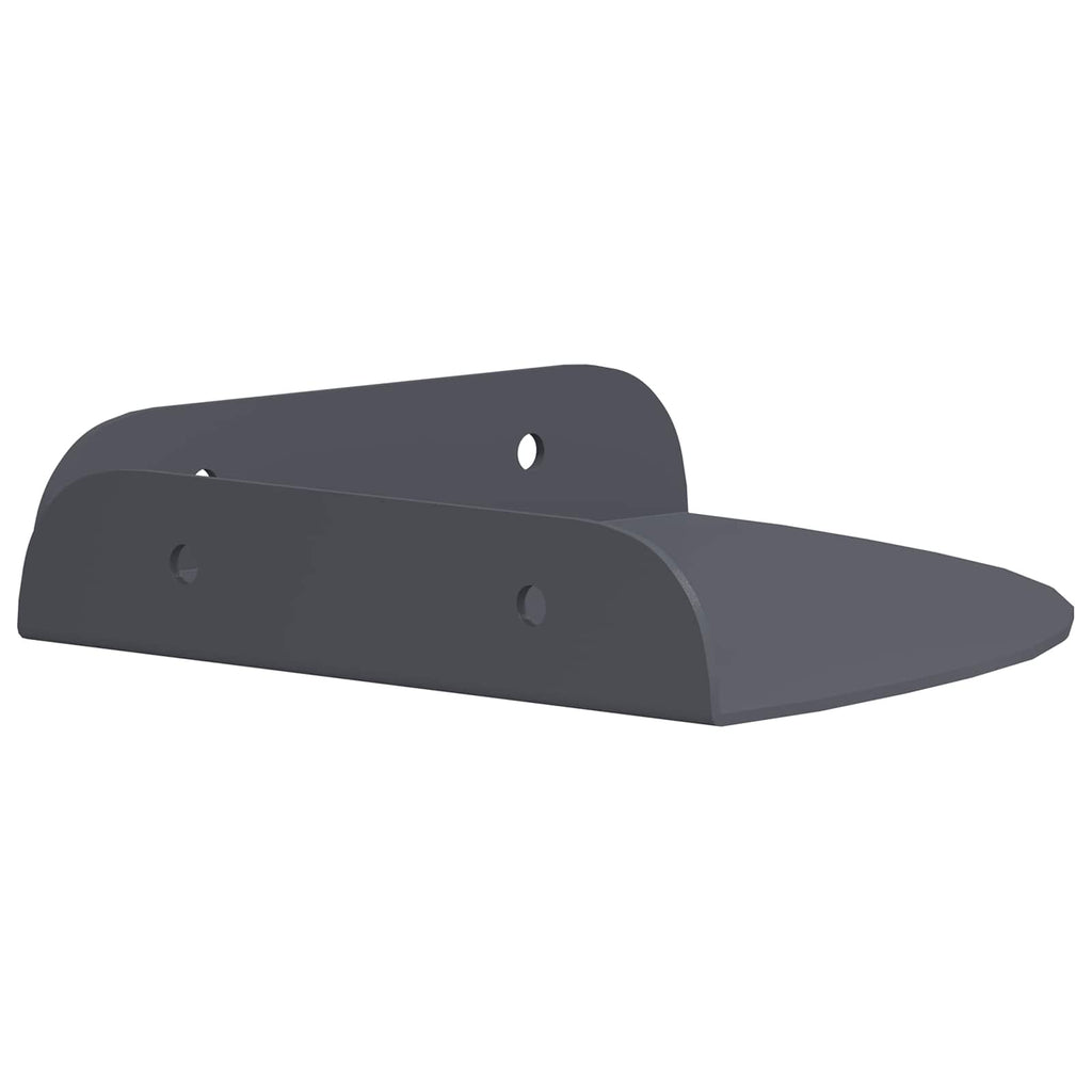 Schwebendes Regal mit Regal 4 pcs Anthrazit 15 x 15 x 2 cm