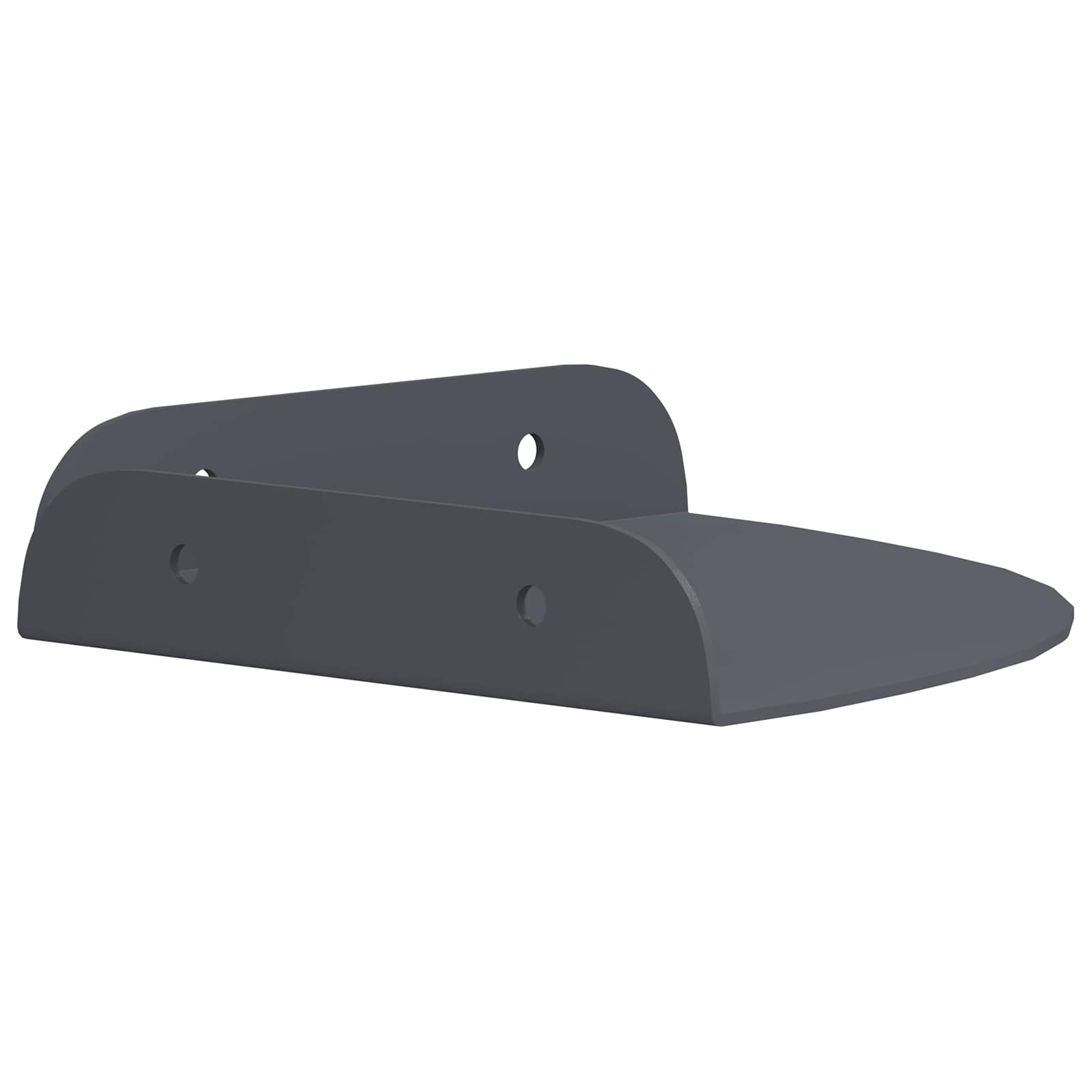 Schwebendes Regal mit Regal 4 pcs Anthrazit 15 x 15 x 2 cm