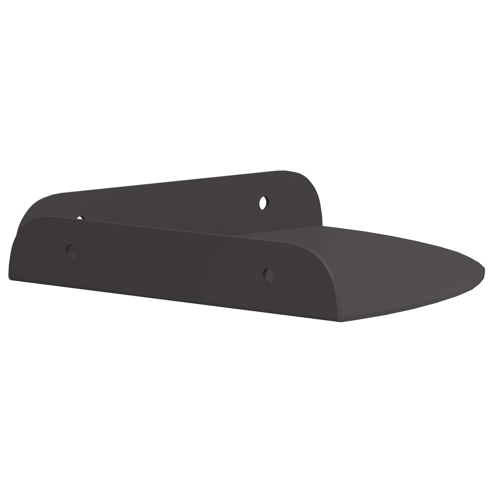 Schwebendes Regal mit Regal 2 pcs Schwarz 18 x 18 x 2 cm