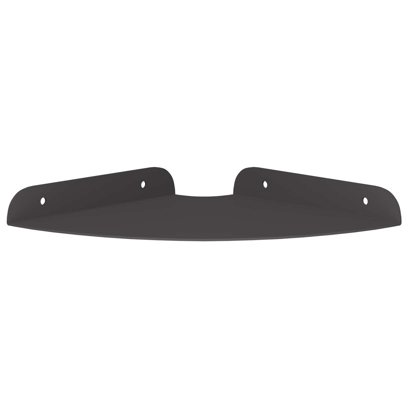 Schwebendes Regal mit Regal 4 pcs Schwarz 18 x 18 x 2 cm