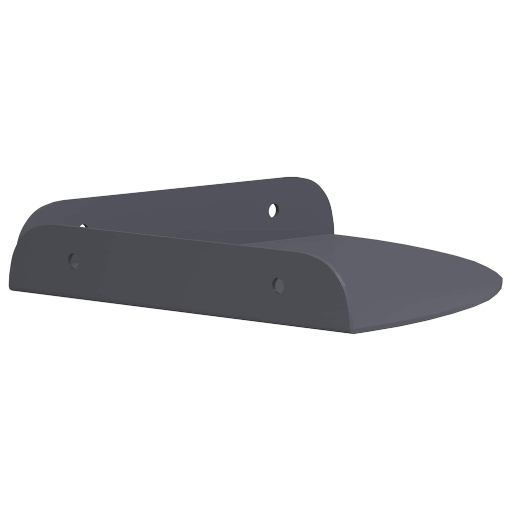 Schwebendes Regal mit Regal 4 pcs Anthrazit 18 x 18 x 2 cm