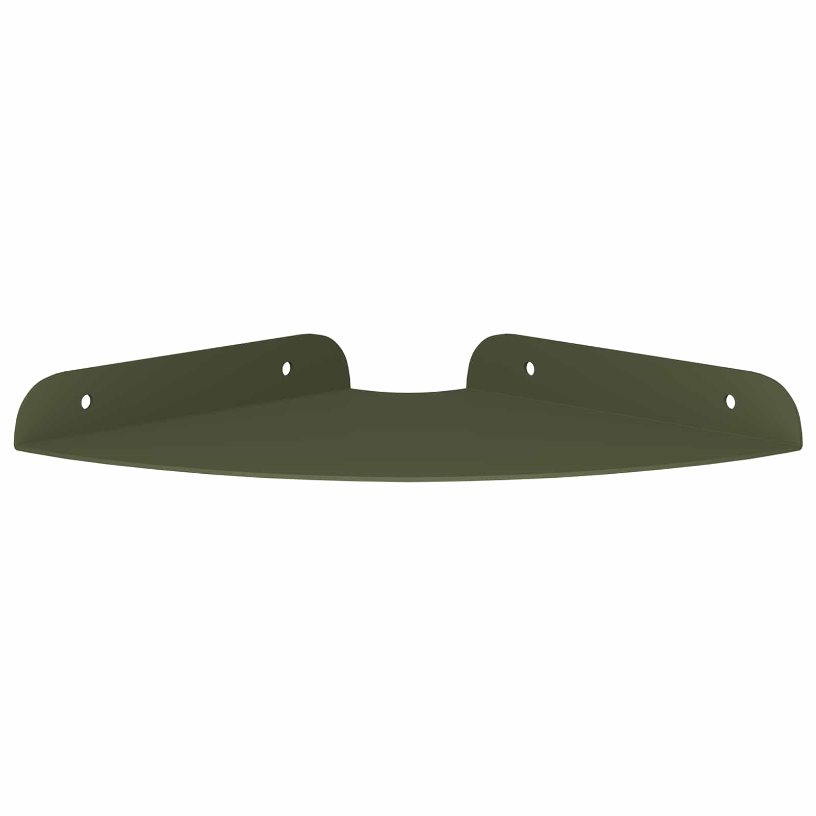 Schwebendes Regal mit Regal 4 pcs Olive Grün 18 x 18 x 2 cm