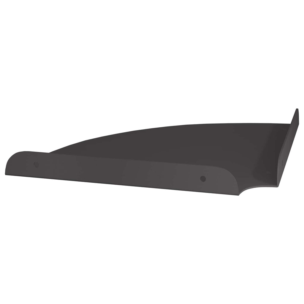 Eckregal zum Schweben mit Regal 2 pcs Schwarz 24 x 24 x 2 cm
