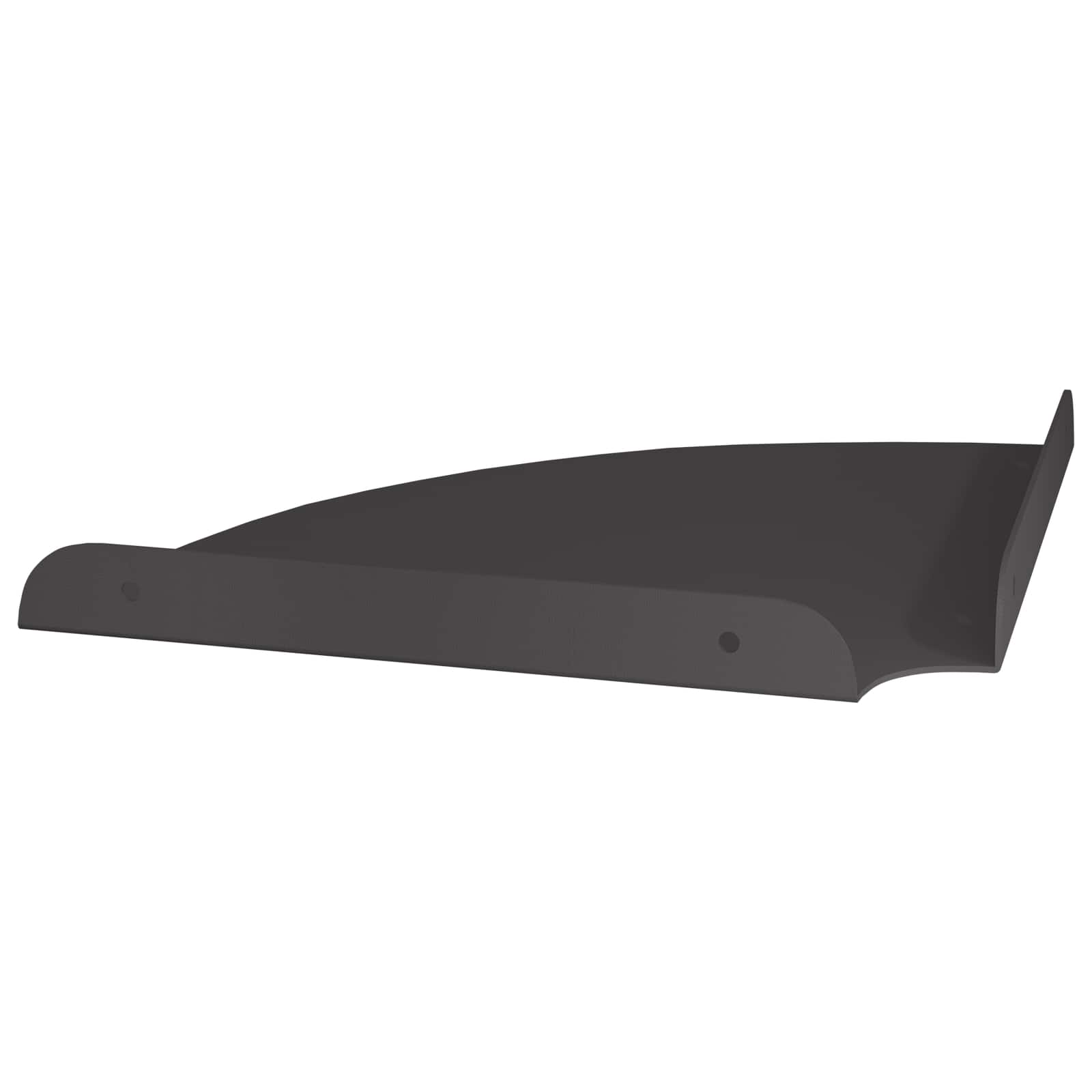 Eckregal zum Schweben mit Regal 2 pcs Schwarz 24 x 24 x 2 cm