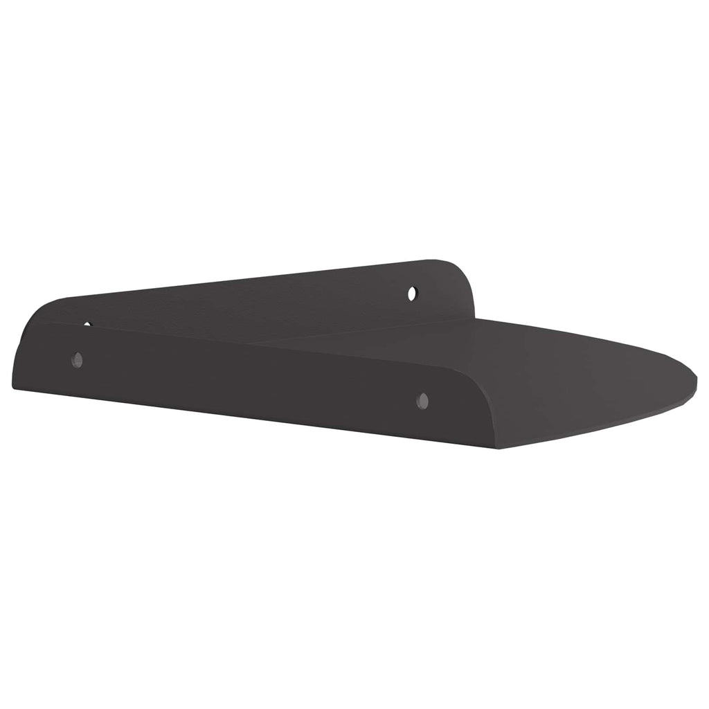 Eckregal zum Schweben mit Regal 2 pcs Schwarz 24 x 24 x 2 cm