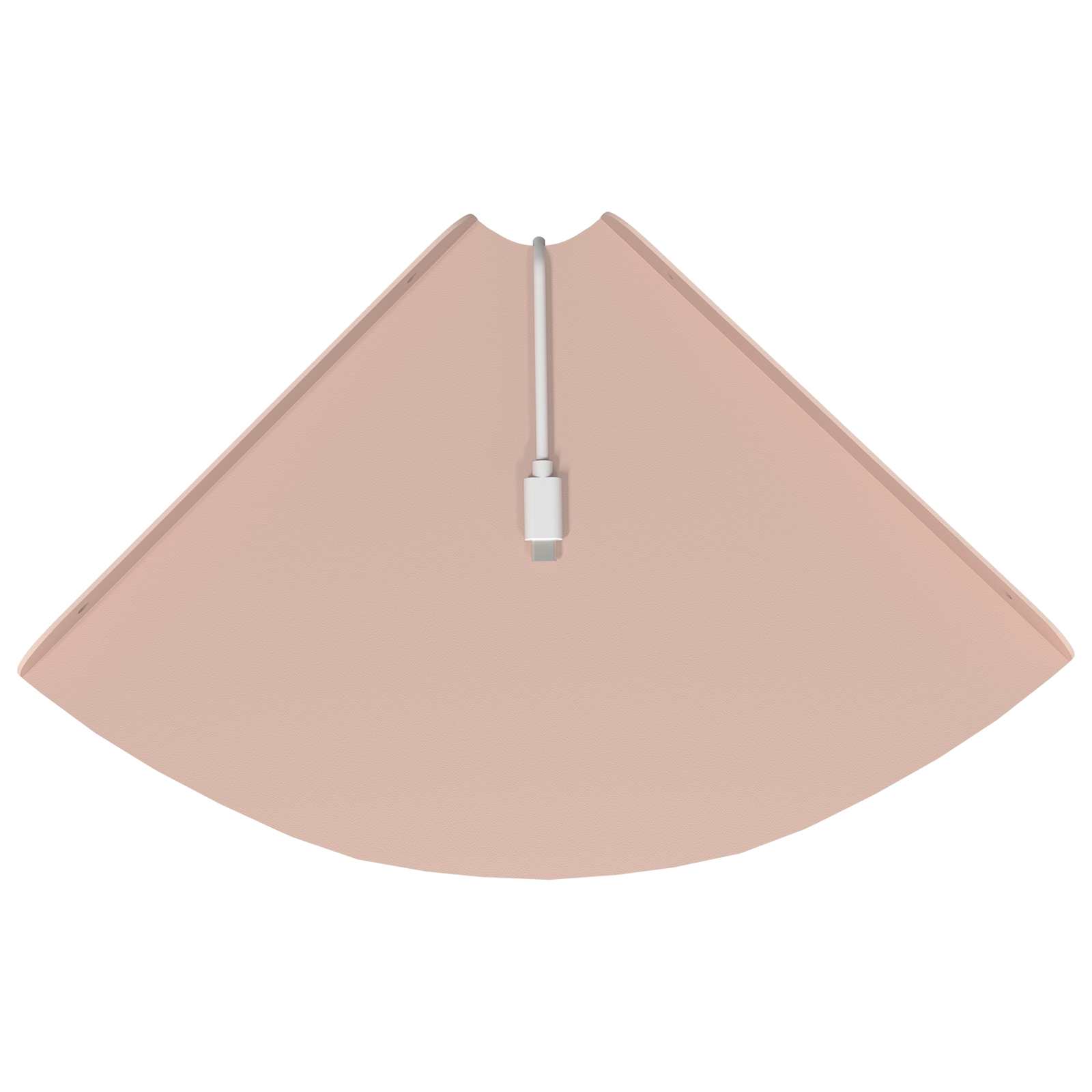 Schwebendes Regal mit Regal 4 pcs Rosa 24 x 24 x 2 cm