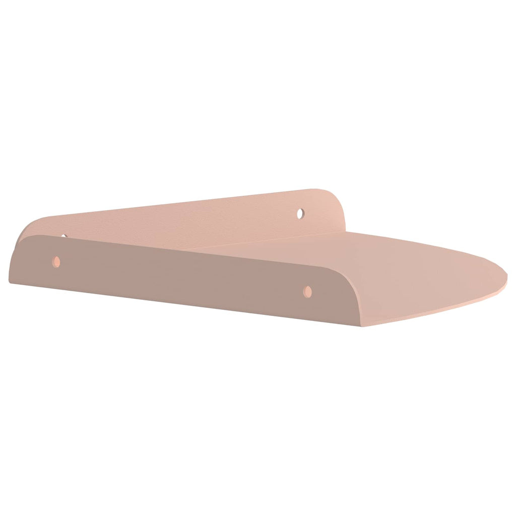 Schwebendes Regal mit Regal 4 pcs Rosa 24 x 24 x 2 cm