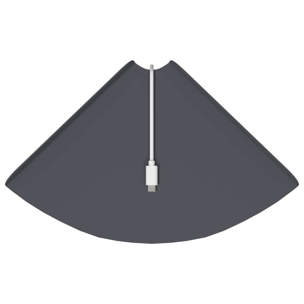 Schwebendes Regal mit Regal 2 pcs Anthrazit 24 x 24 x 2 cm