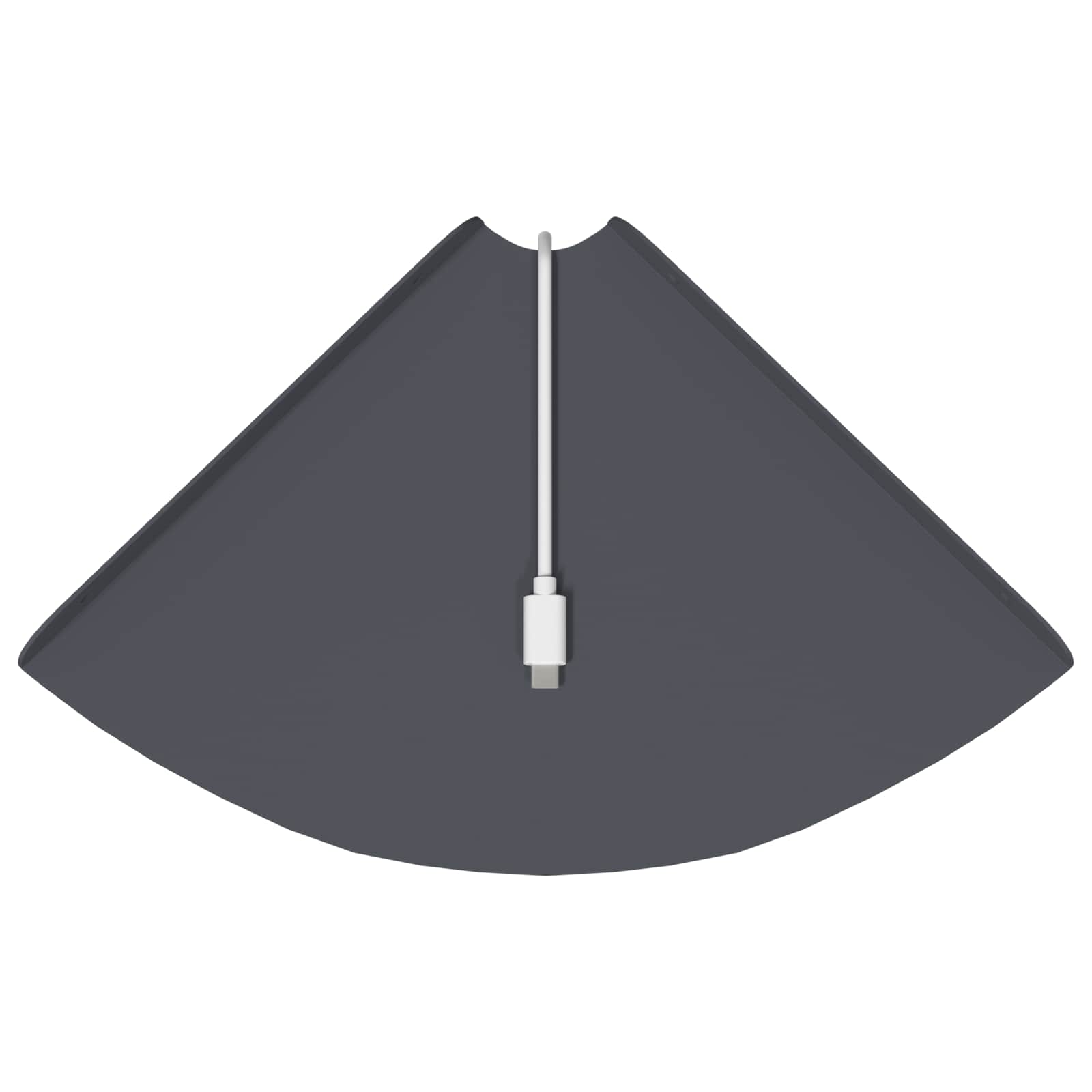 Schwebendes Regal mit Regal 2 pcs Anthrazit 24 x 24 x 2 cm