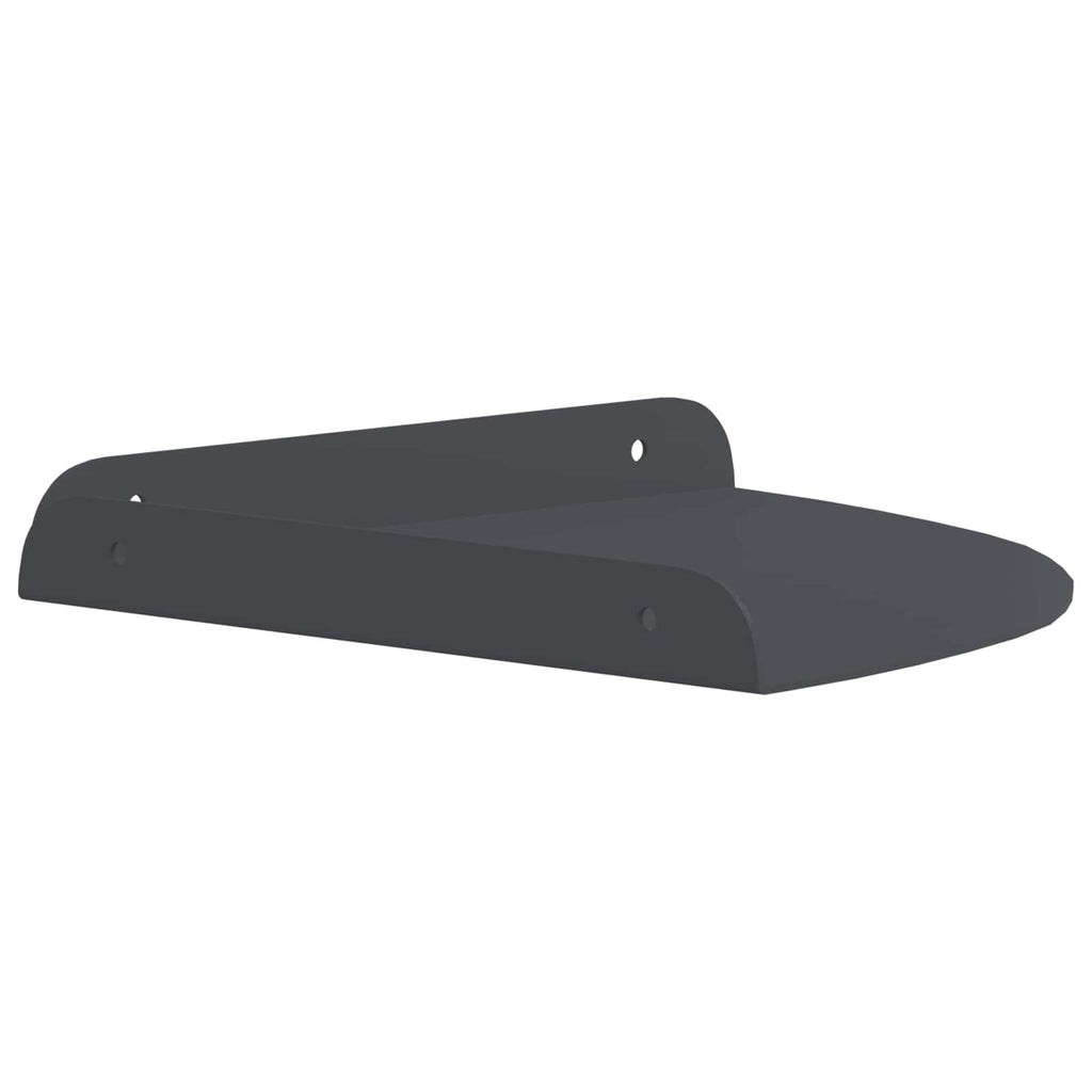 Schwebendes Regal mit Regal 4 pcs Anthrazit 24 x 24 x 2,3 cm