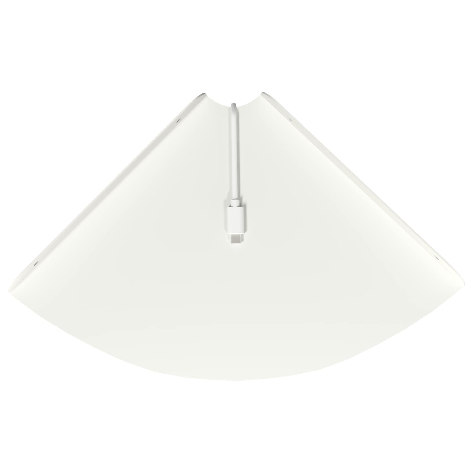 Schwebendes Regal mit Regal 2 pcs Weiß 24 x 24 x 2 cm