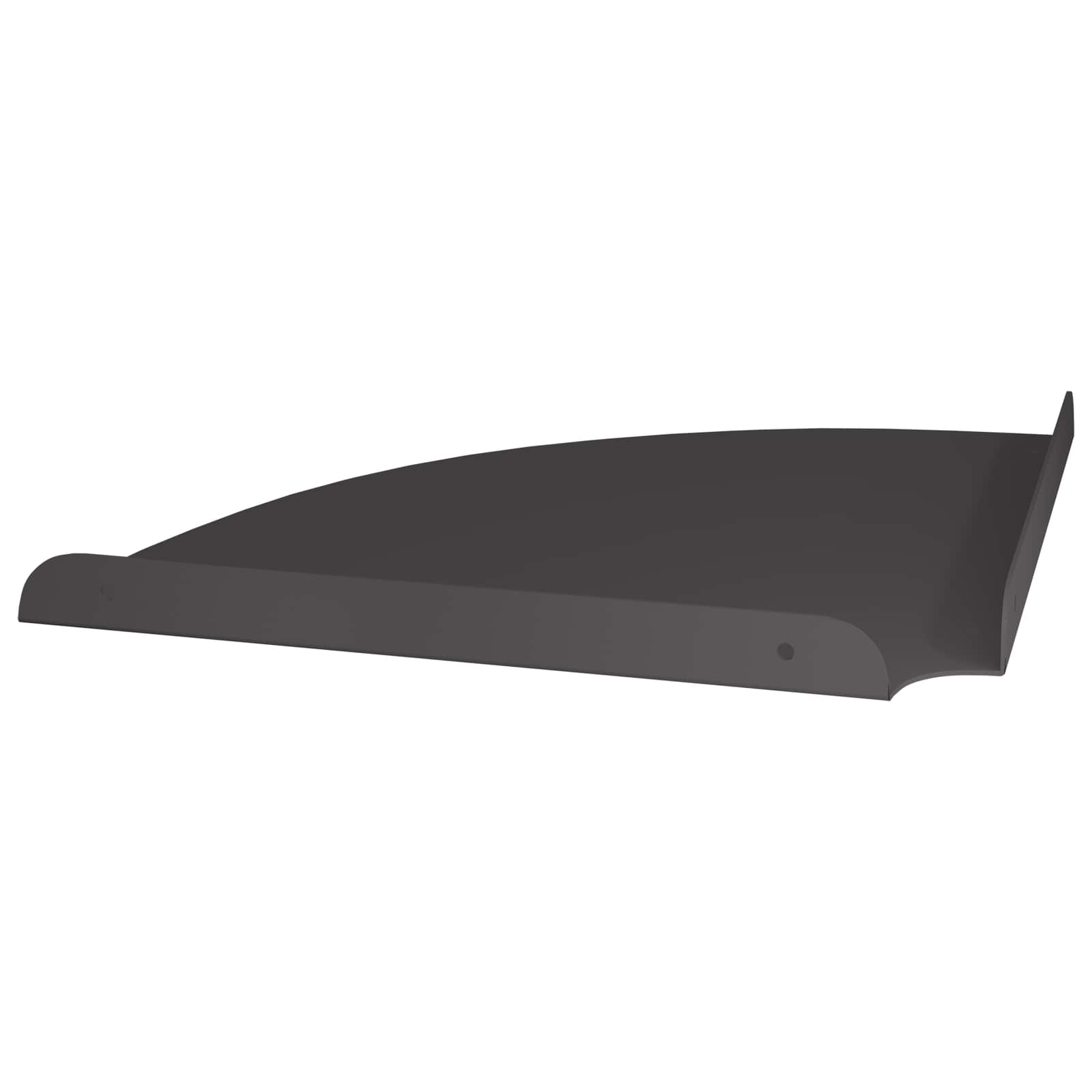 Eckregal zum Schweben mit Regal 2 pcs Schwarz 30 x 30 x 2 cm