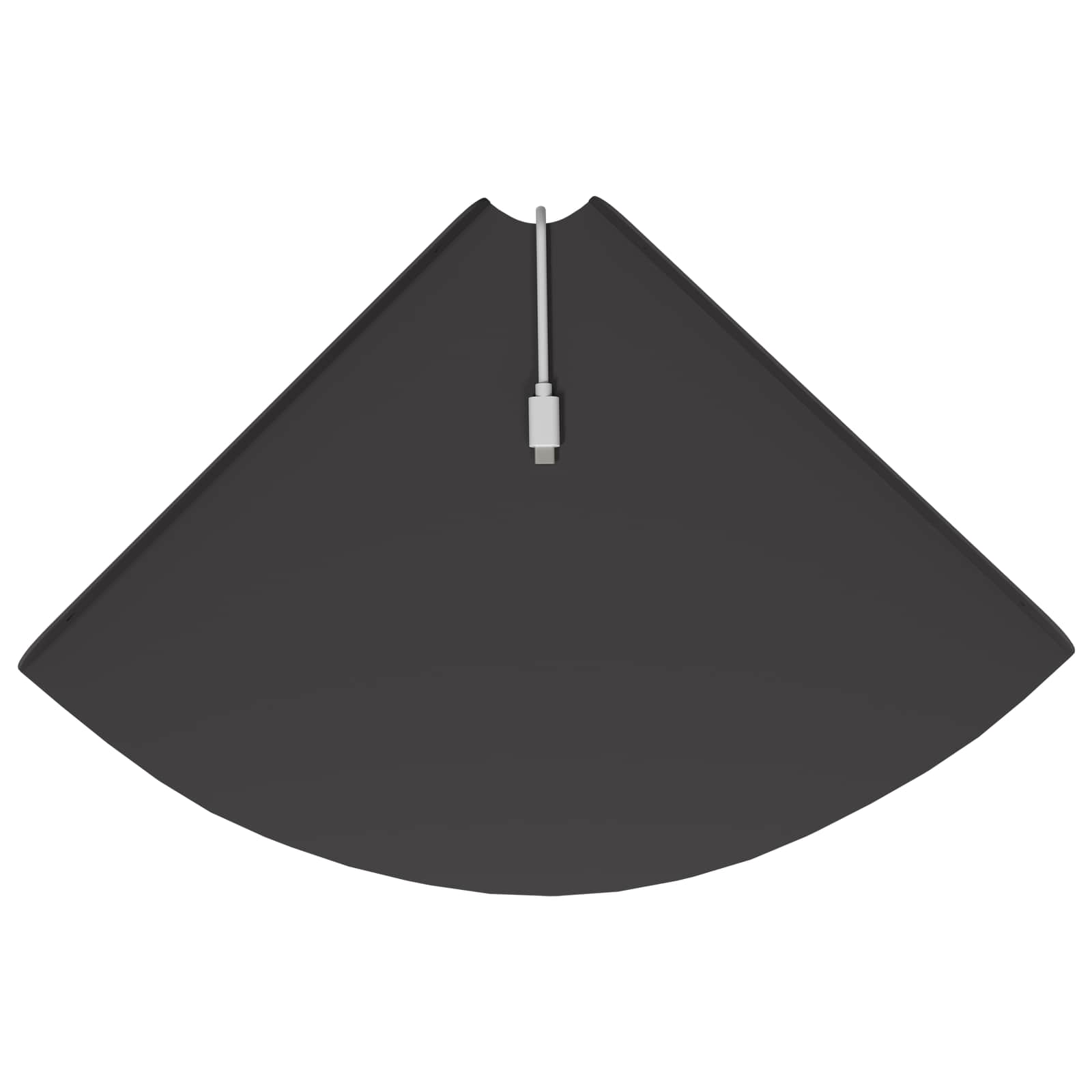 Eckregal zum Schweben mit Regal 2 pcs Schwarz 30 x 30 x 2 cm