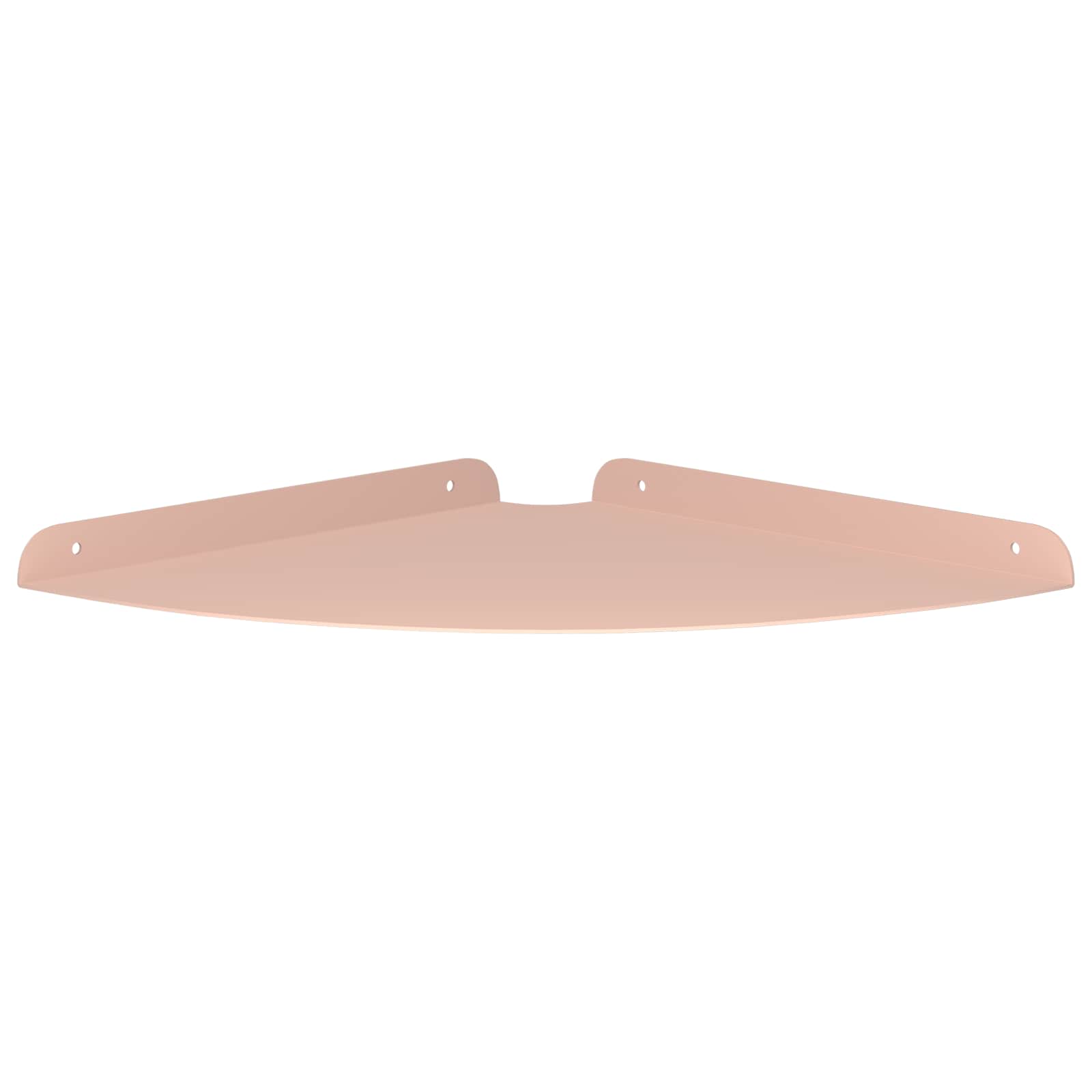 Schwebendes Regal mit Regal 2 pcs Rosa 30 x 30 x 2 cm