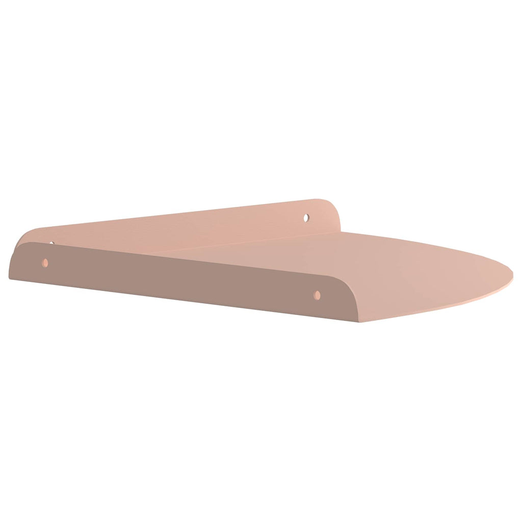 Schwebendes Regal mit Regal 2 pcs Rosa 30 x 30 x 2 cm