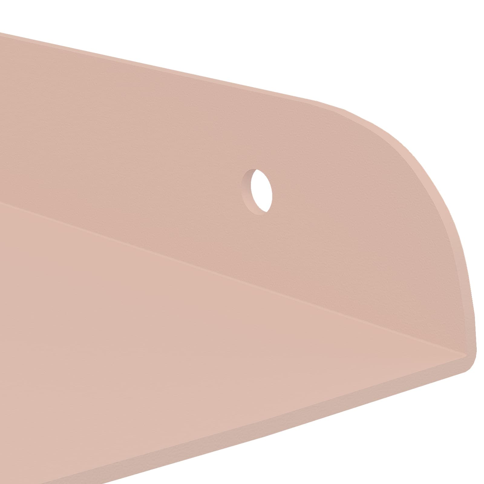 Schwebendes Regal mit Regal 4 pcs Rosa 30 x 30 x 2 cm