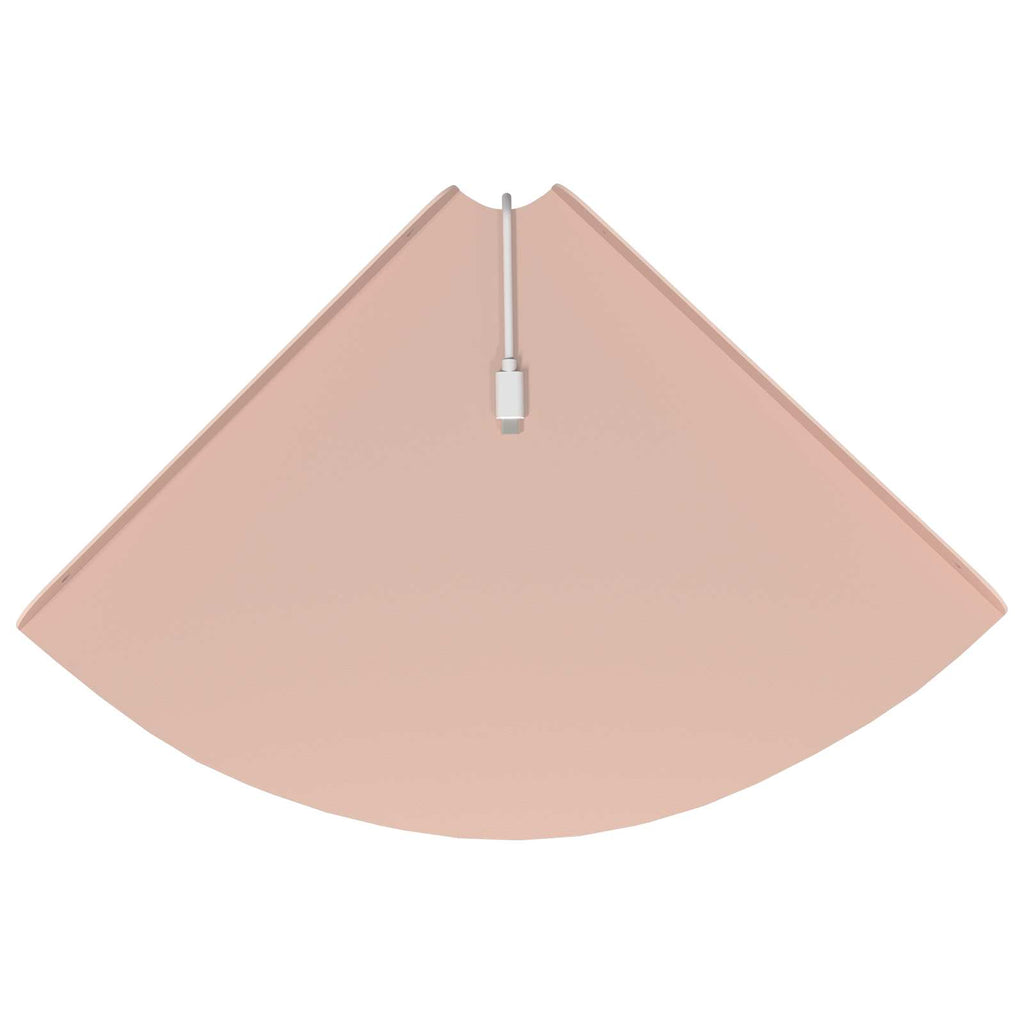 Schwebendes Regal mit Regal 4 pcs Rosa 30 x 30 x 2 cm