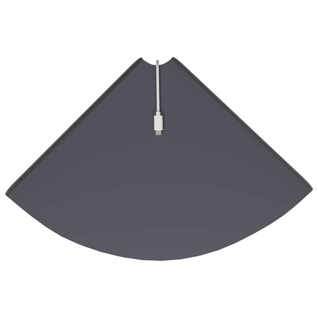 Schwebendes Regal mit Regal 2 pcs Anthrazit 30 x 30 x 2 cm
