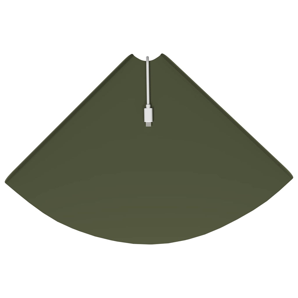 Schwebendes Regal mit Regal 2 pcs Olive Grün 30 x 30 x 2 cm