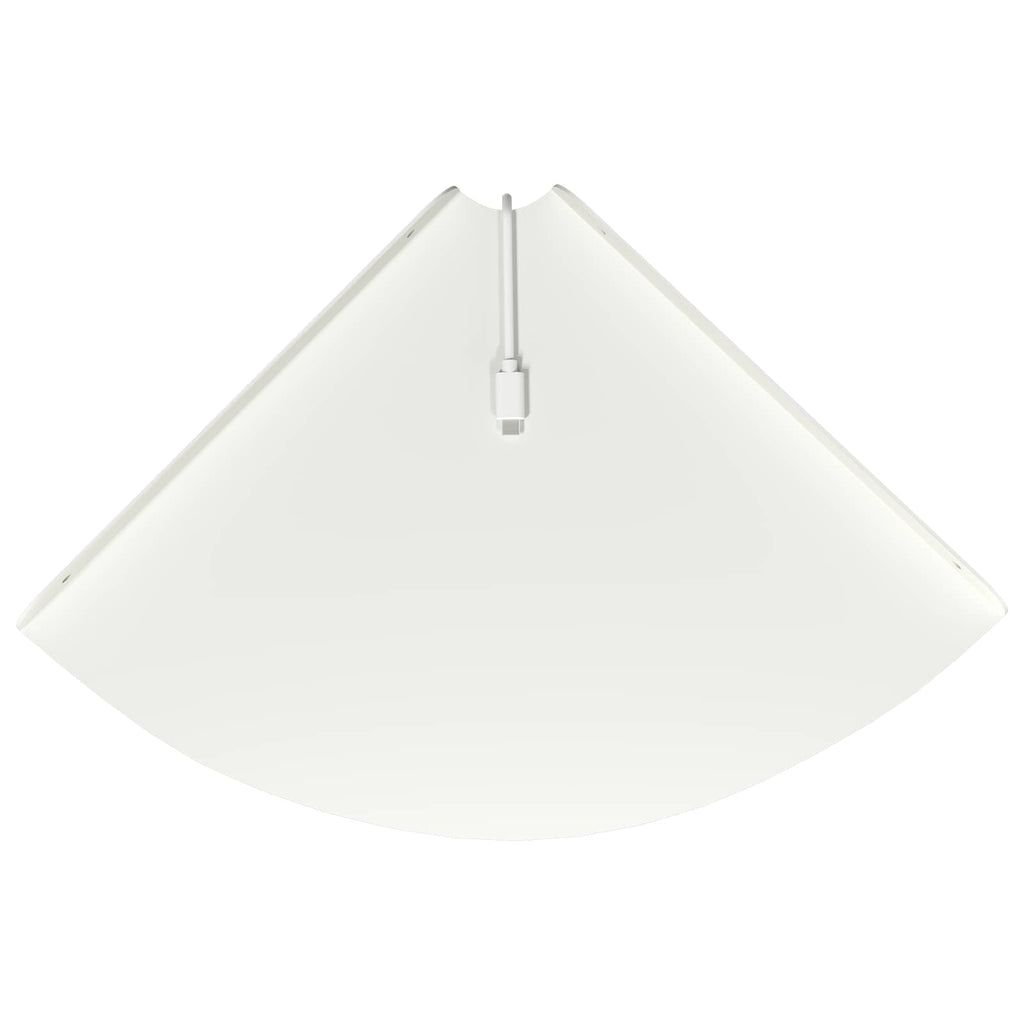 Schwebendes Regal mit Regal 4 pcs Weiß 30 x 30 x 2 cm