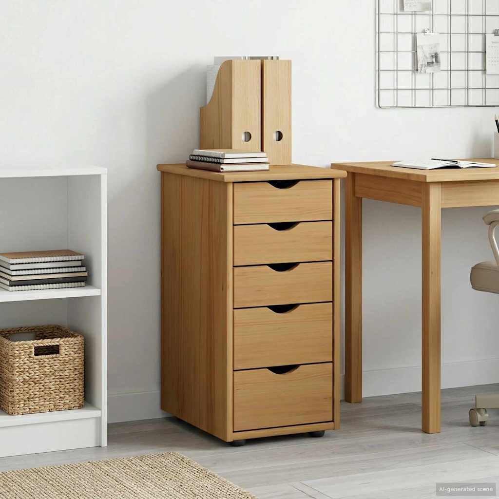 Schrank Honigbraun 34 x 39 x 61,5 cm Massivholz Kiefer